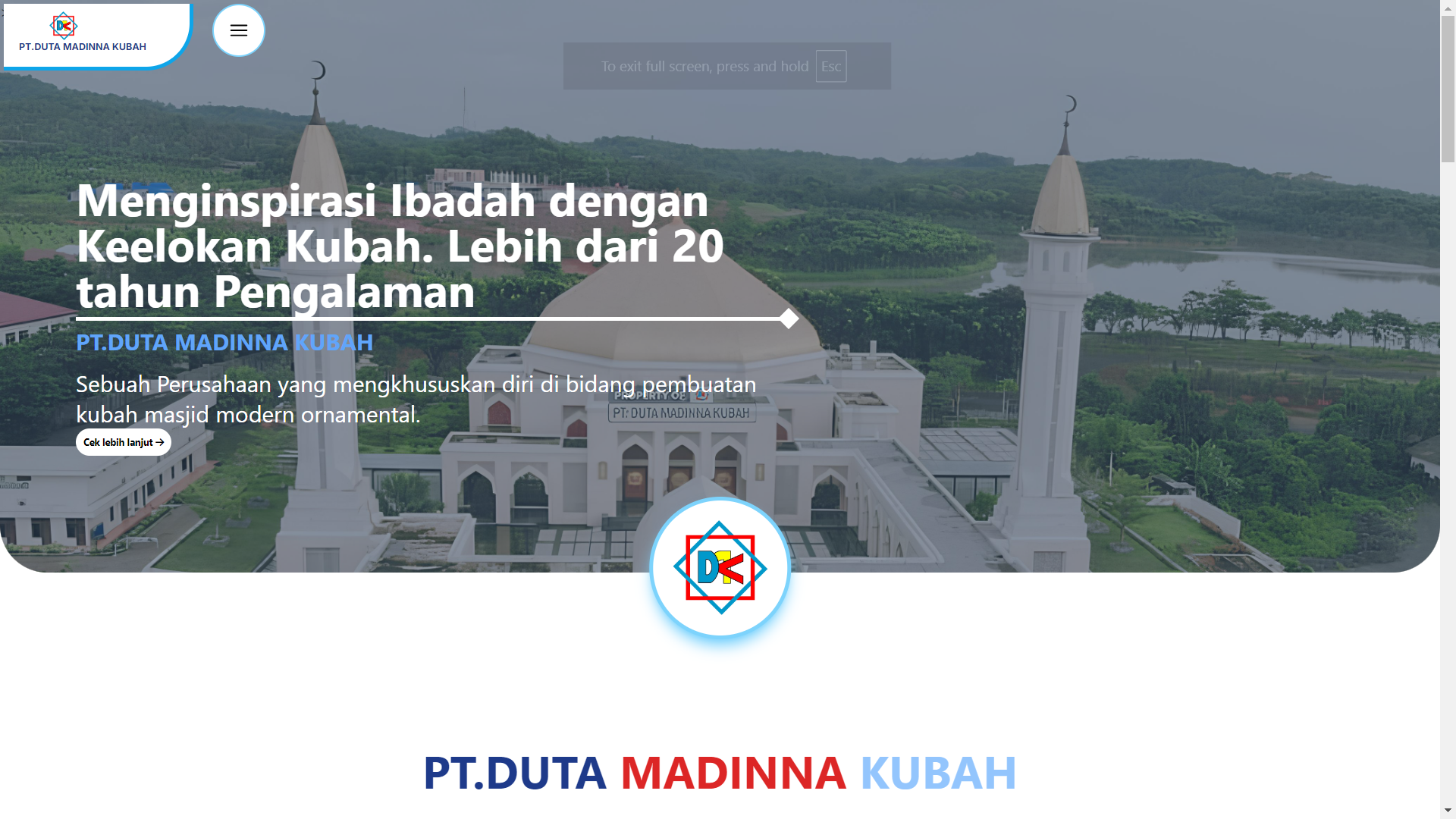 PT DUTA KUBAH MADINNA